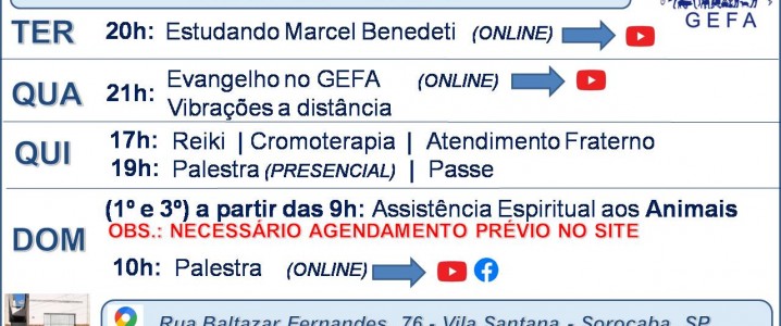 Atividades do GEFA Sorocaba