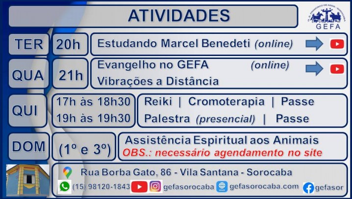 Atividades do GEFA Sorocaba